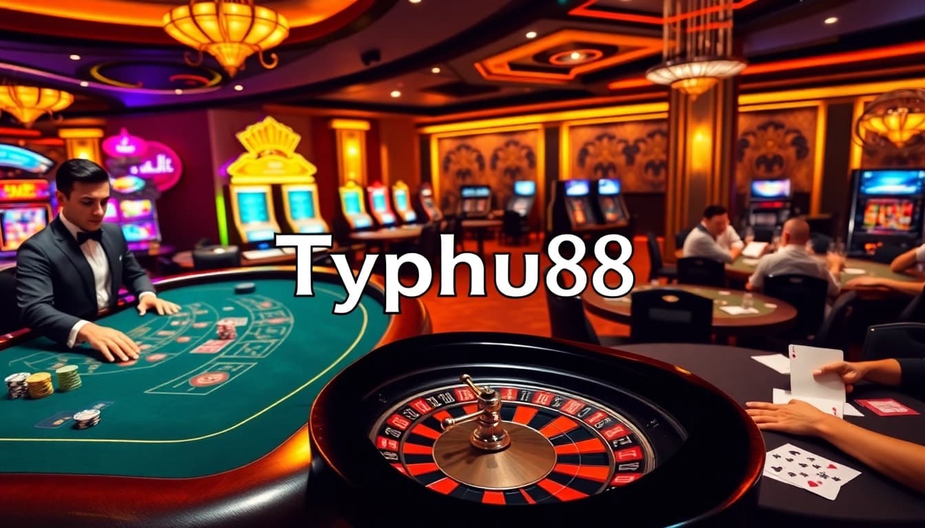 Experience the thrill of gambling at Typhu88 with vibrant casino games and high-stakes action.