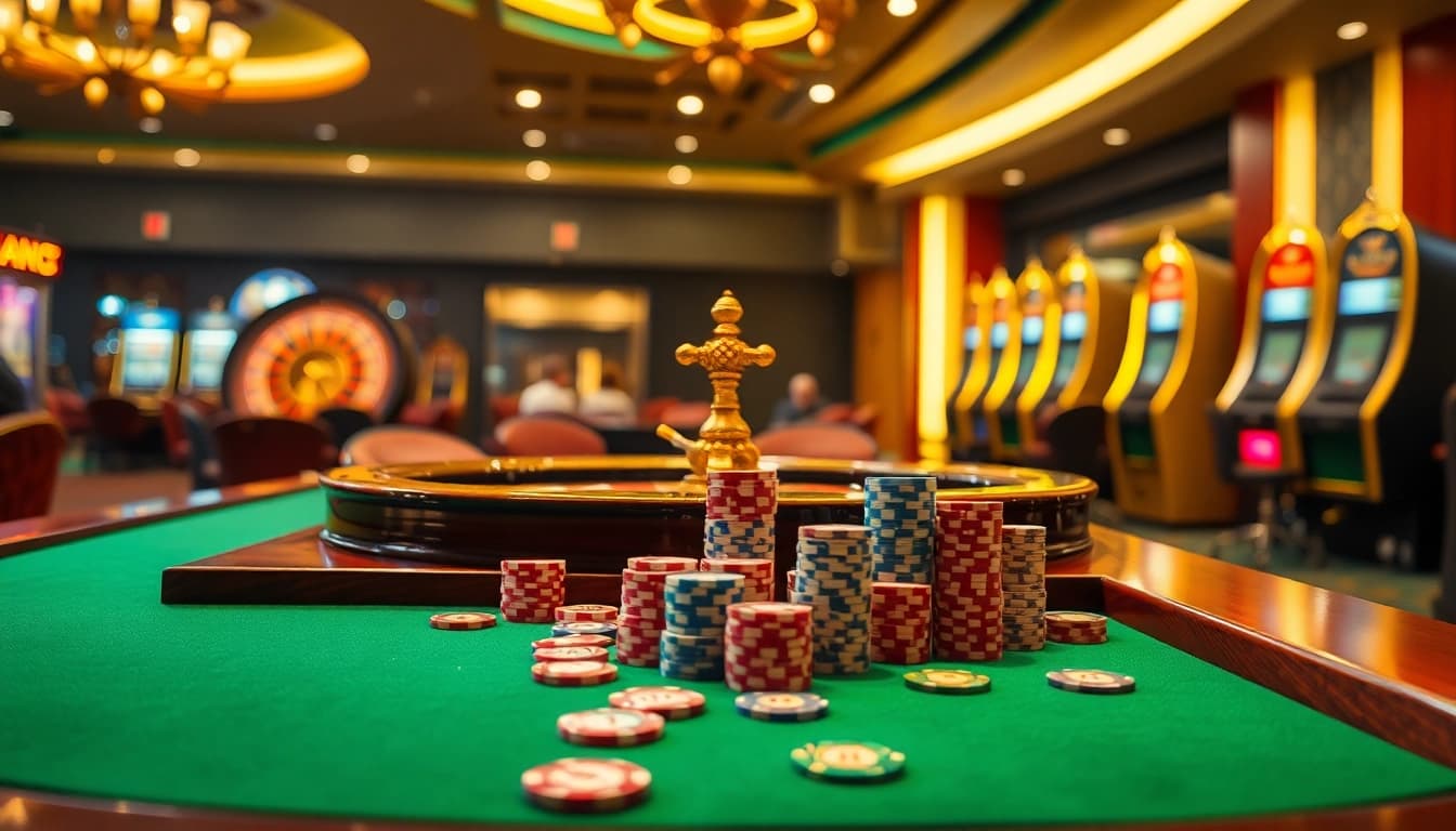 Engage with the thrilling atmosphere at DF999's poker table, featuring vibrant colors and exciting gameplay.