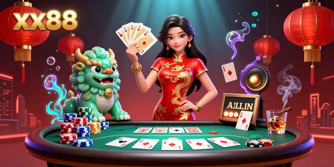 Experience the vibrant casino action with xx88 as players engage in immersive poker games.