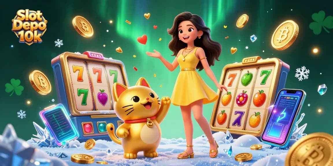 Experience Slot Depo 10k by winning with vibrant slot reels and cheerful gameplay.
