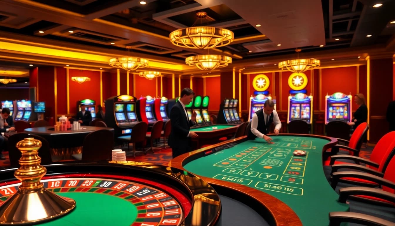 Experience luxury gambling at https://mk8th.net/ with vibrant tables and slot machines.