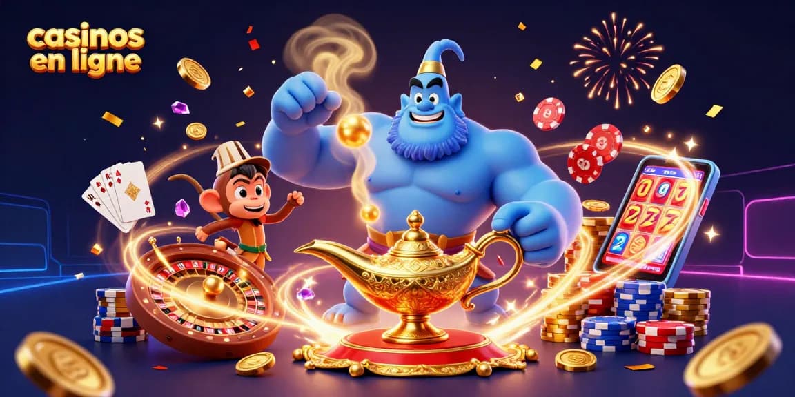 Découvrez des jeux passionnants dans les casinos en ligne avec des personnages dynamiques et des éléments riches et colorés.