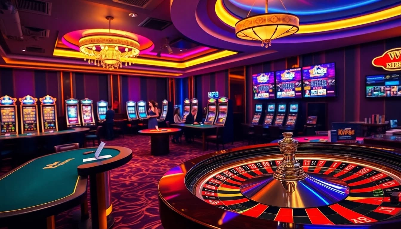Experience the excitement of KP88 online casino with live dealers, poker tables, and luxurious ambiance.