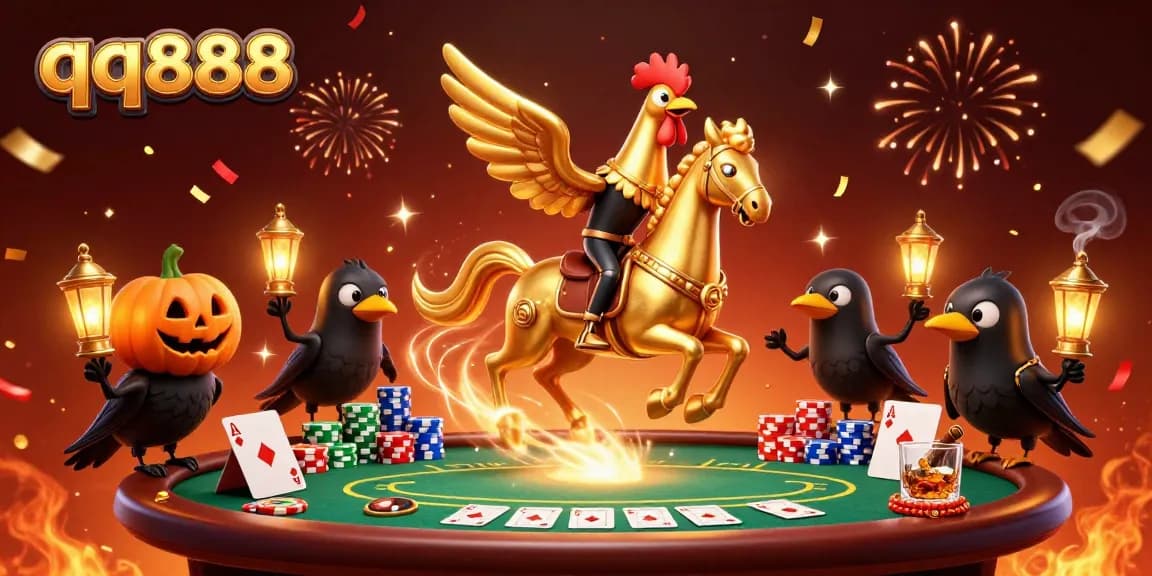 Engage with exciting gambling adventures at qq8888, featuring thrilling casino games and vibrant characters.