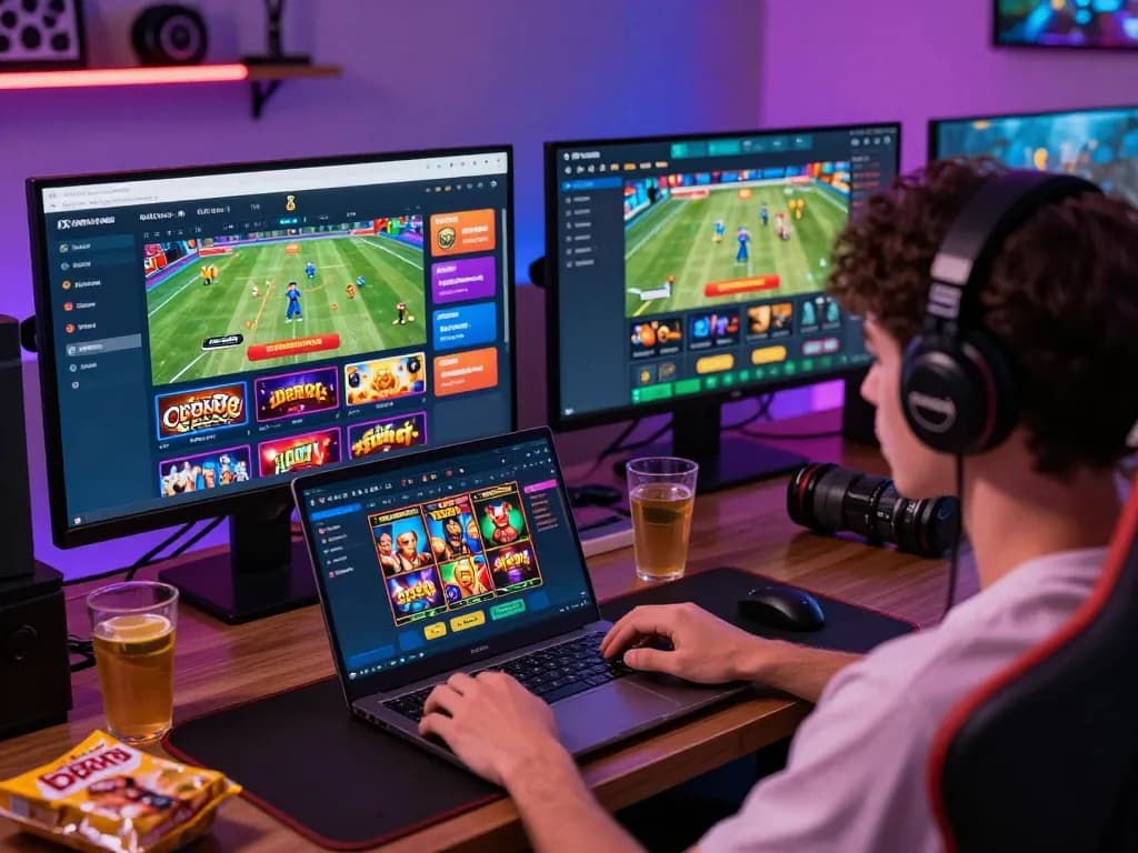 OPEN88 online gaming environment with player engaged in casino and sports betting.