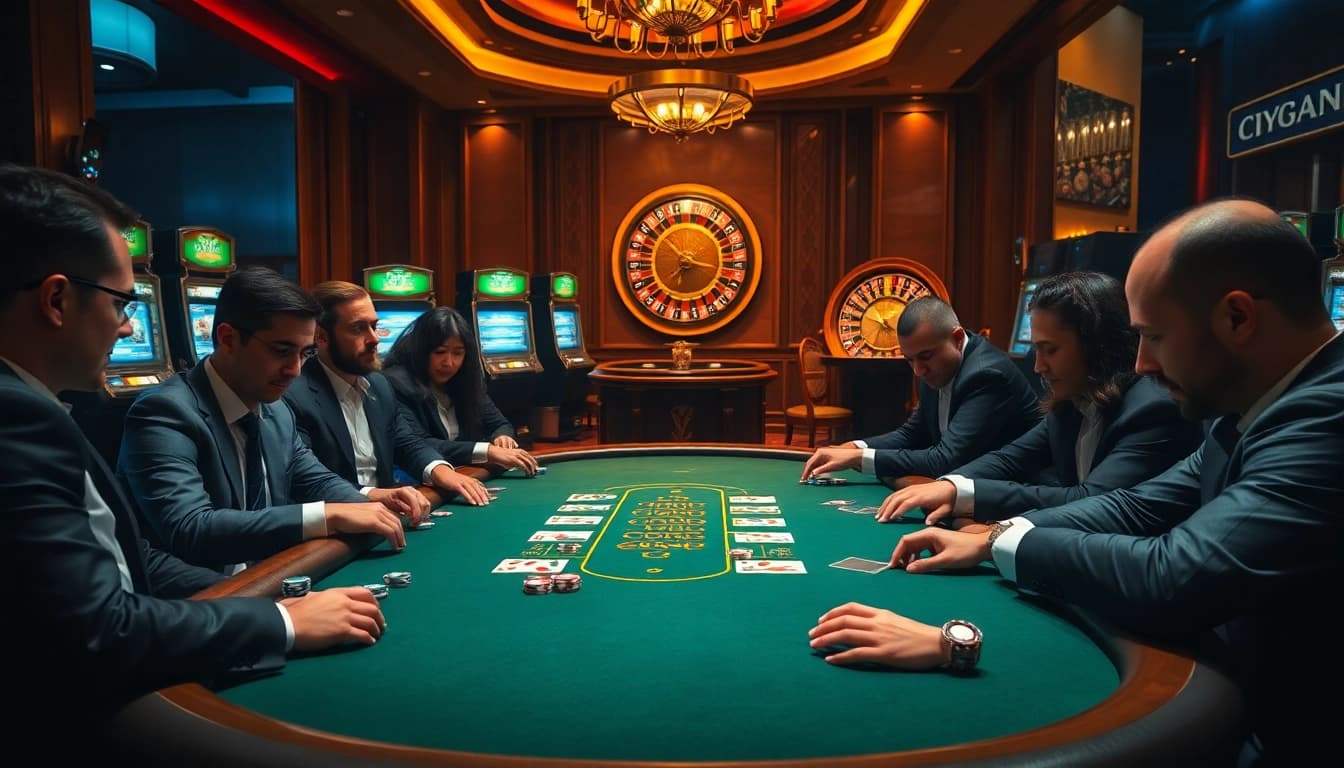 Experience the thrill of high-stakes poker at https://good88k.co/ with luxurious tables and vibrant casino atmosphere.