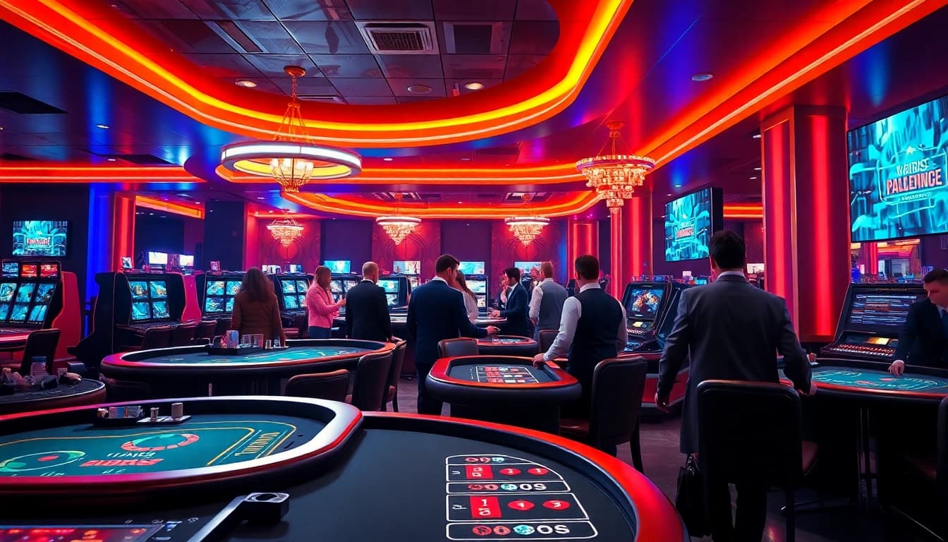 Erleben Sie die aufregende Welt des online casino spielen mit Spielern am Tisch.