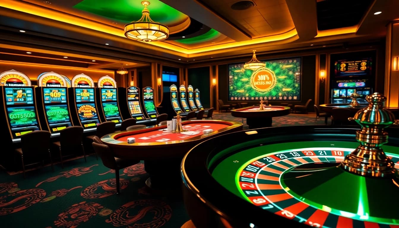 Engage in thrilling gameplay at https://new88.gold/ with vibrant slot machines and casino tables.