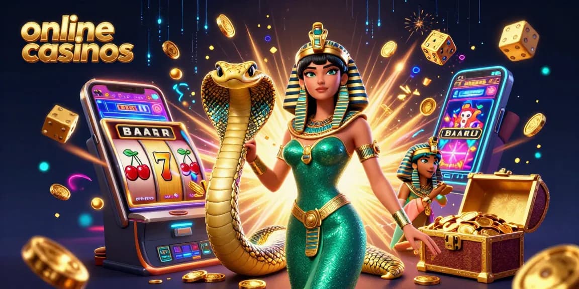 Experience the excitement of online casinos with a glamorous scene of a 3D woman, slot machines, and vibrant game elements.