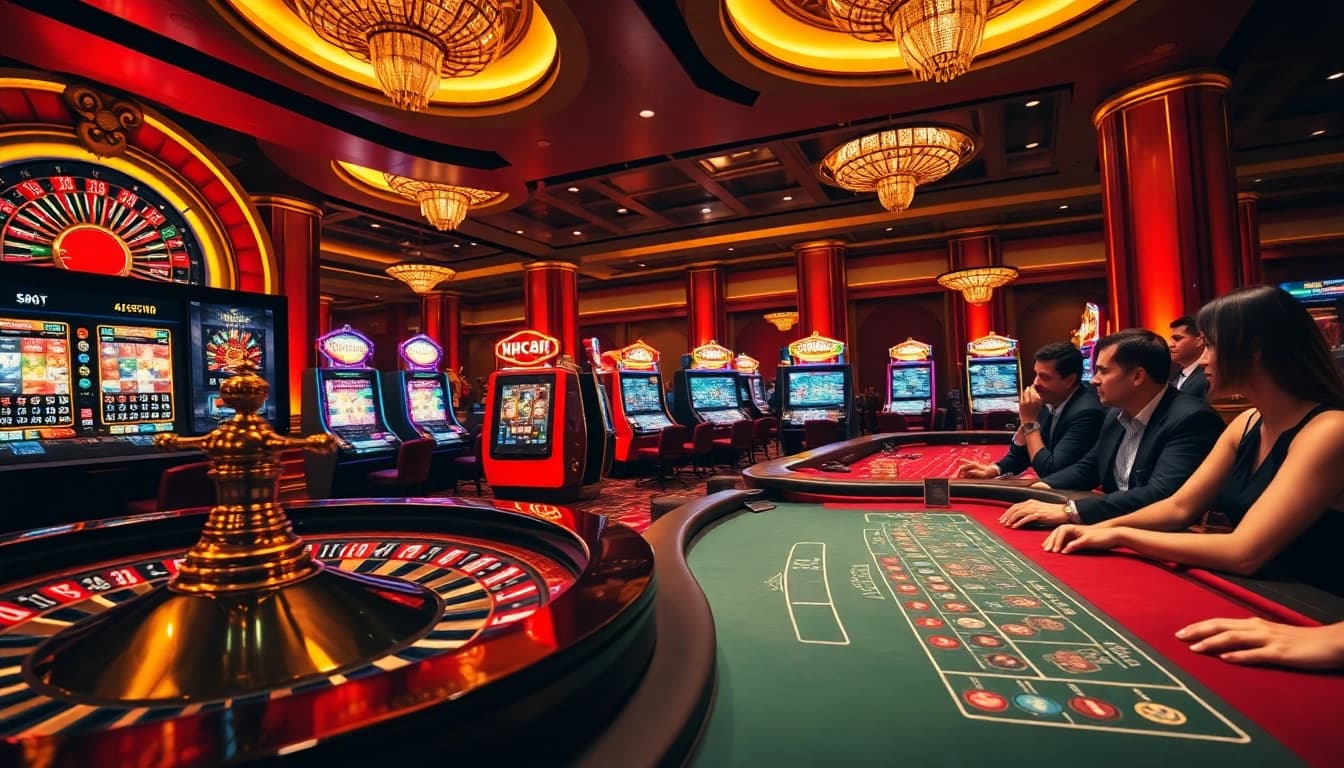 Immerse in the vibrant excitement of XX88 with players winning big at casino tables.