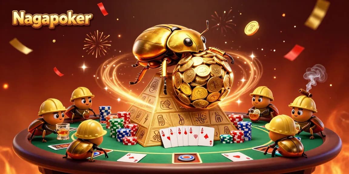 Experience Nagapoker with high-stakes gaming in a vibrant 3D casino world.