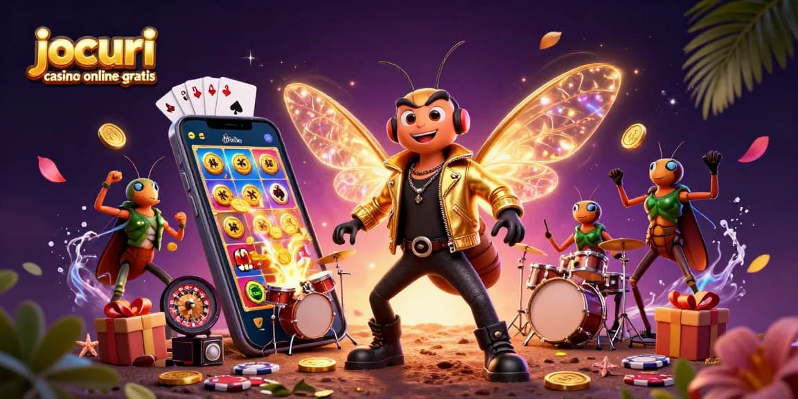 Joacă jocuri casino online gratis și câștigă premii cu reele rotitoare și simboluri de noroc!