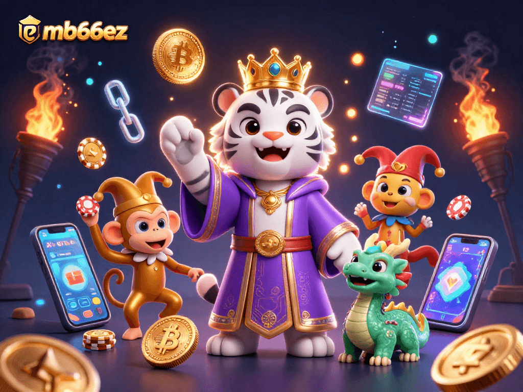 Experience thrilling gameplay at mb66ez with vibrant casino elements and engaging 3D characters.