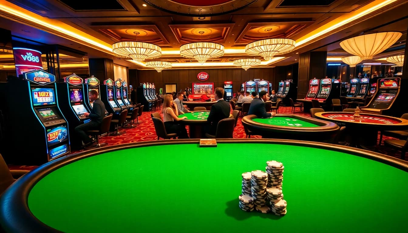 Experience thrilling gameplay at vn88 with vibrant casino environments and engaging gaming activities.