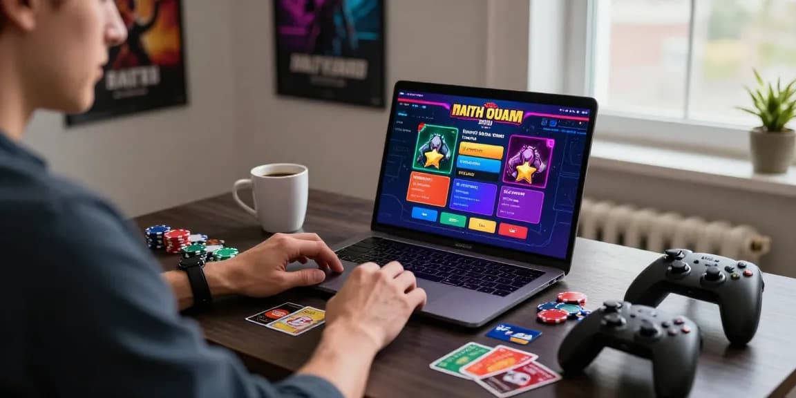 Online gaming scene at scoarch.org.uk featuring a player engaging with credit card payment options at a stylish desk.
