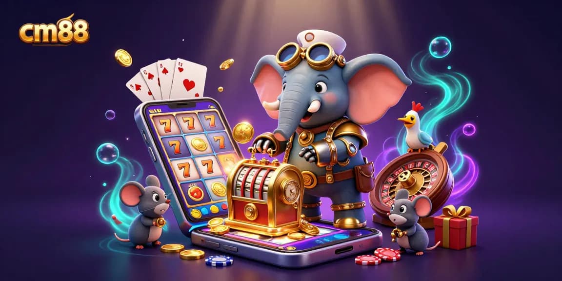 Experience thrilling gaming with cm88's exciting slot machines and steampunk adventures.