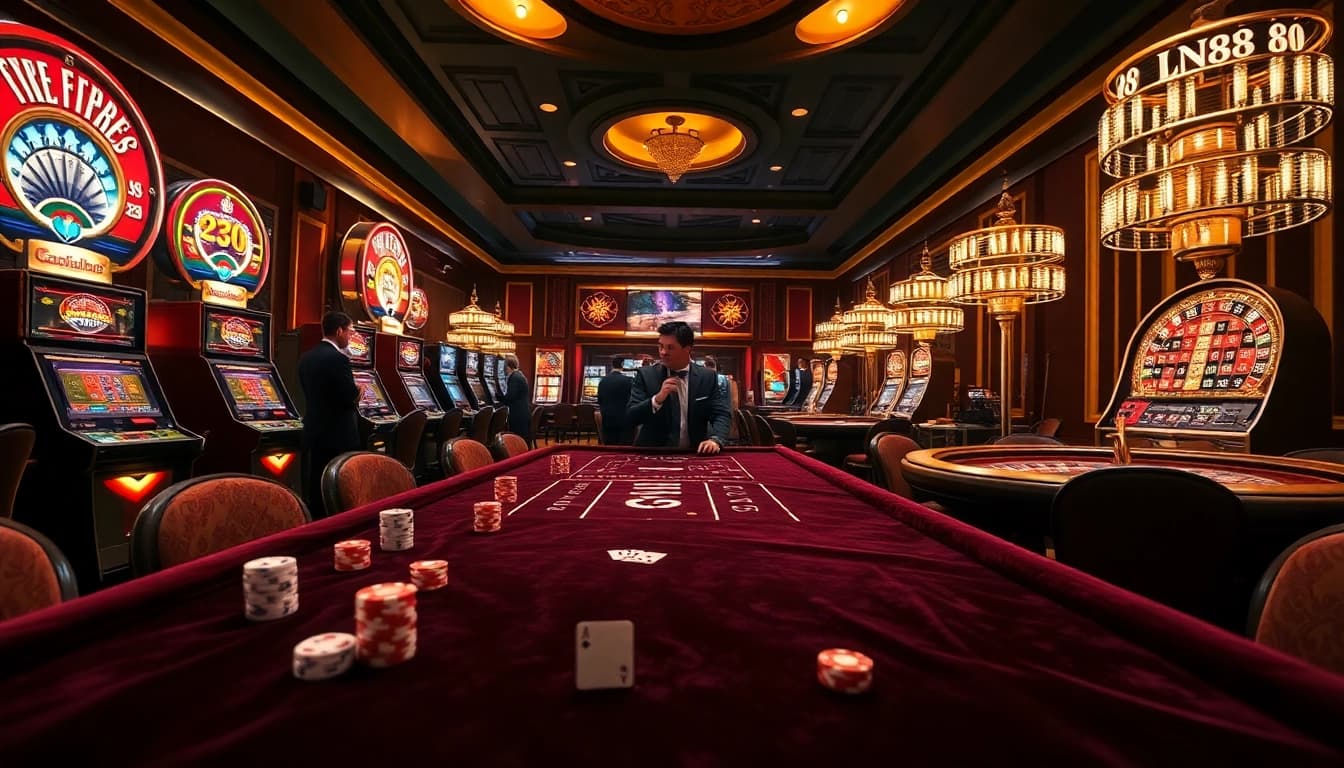 Experience the luxury and excitement of casino gaming at dn88 with vibrant slot machines and thrilling games.