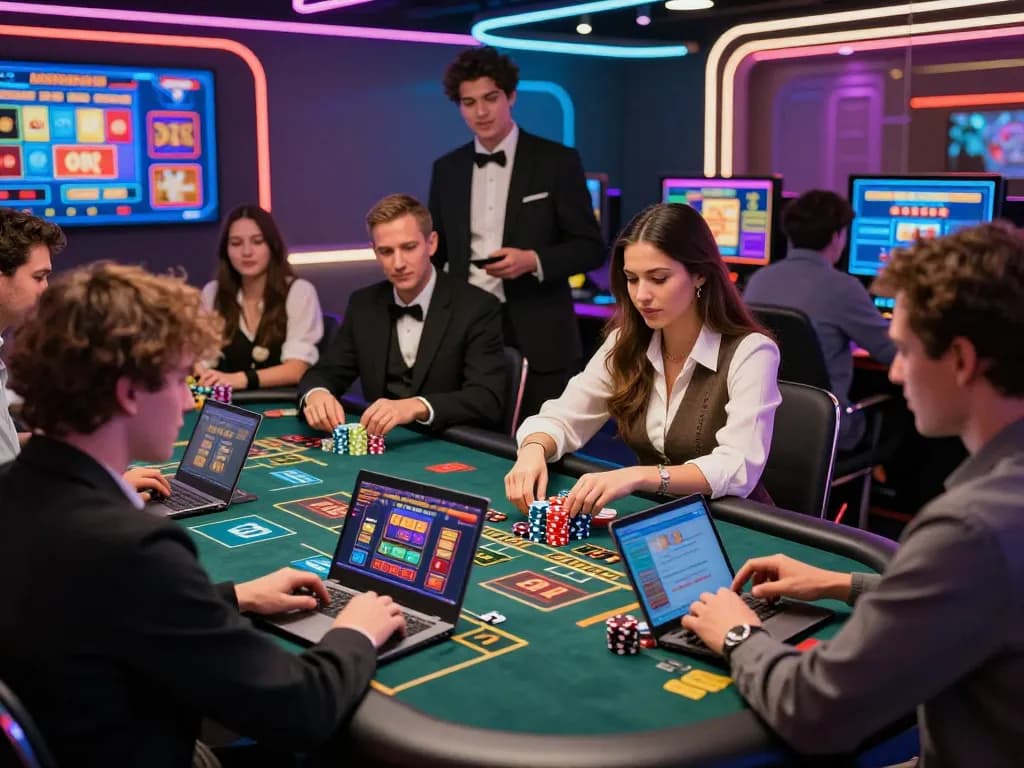 Exciting online gaming atmosphere with players enjoying AF88 casino games and interactive experiences in 2026.