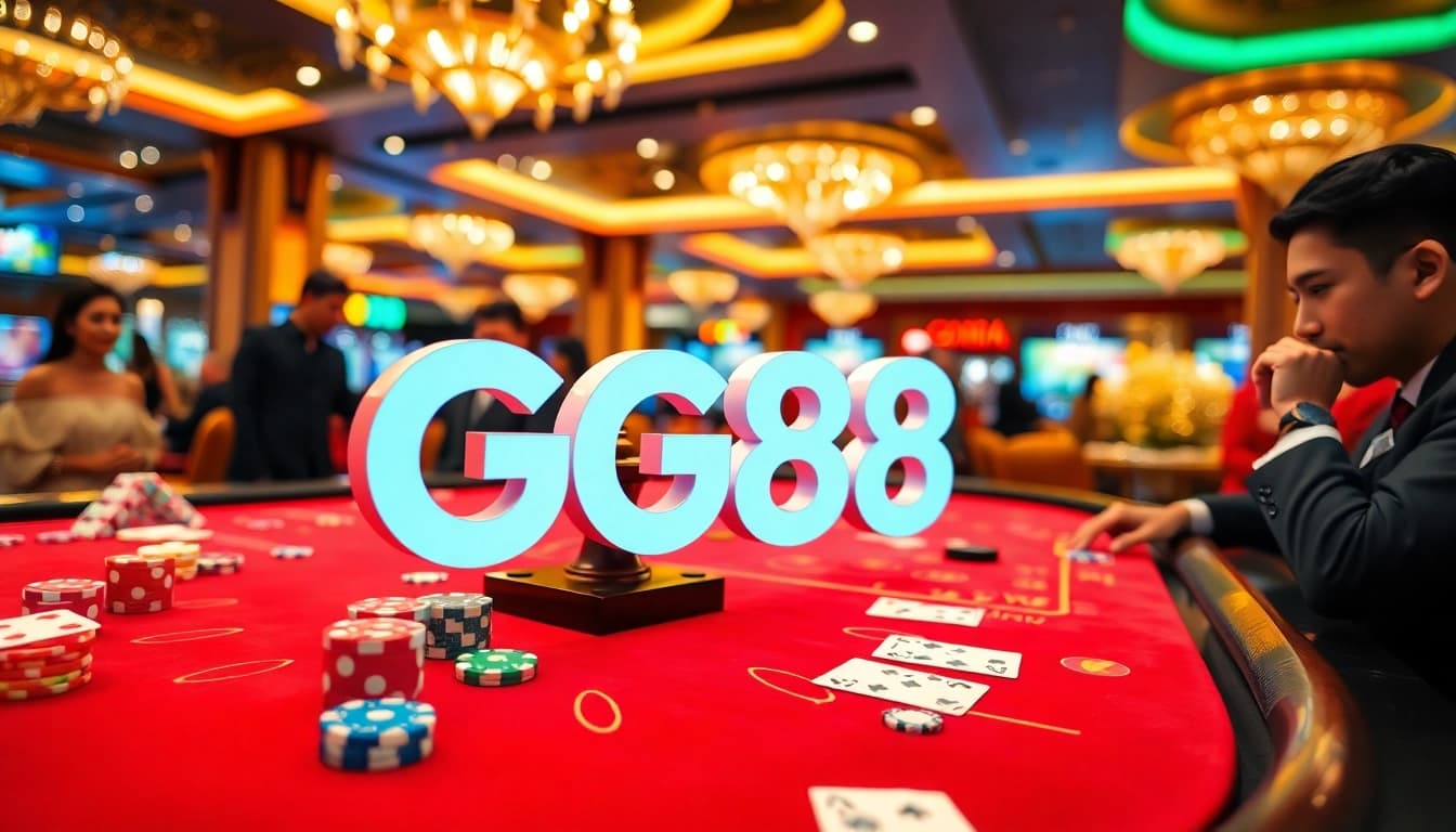Experience the thrill of winning big with GG88 at a vibrant casino.