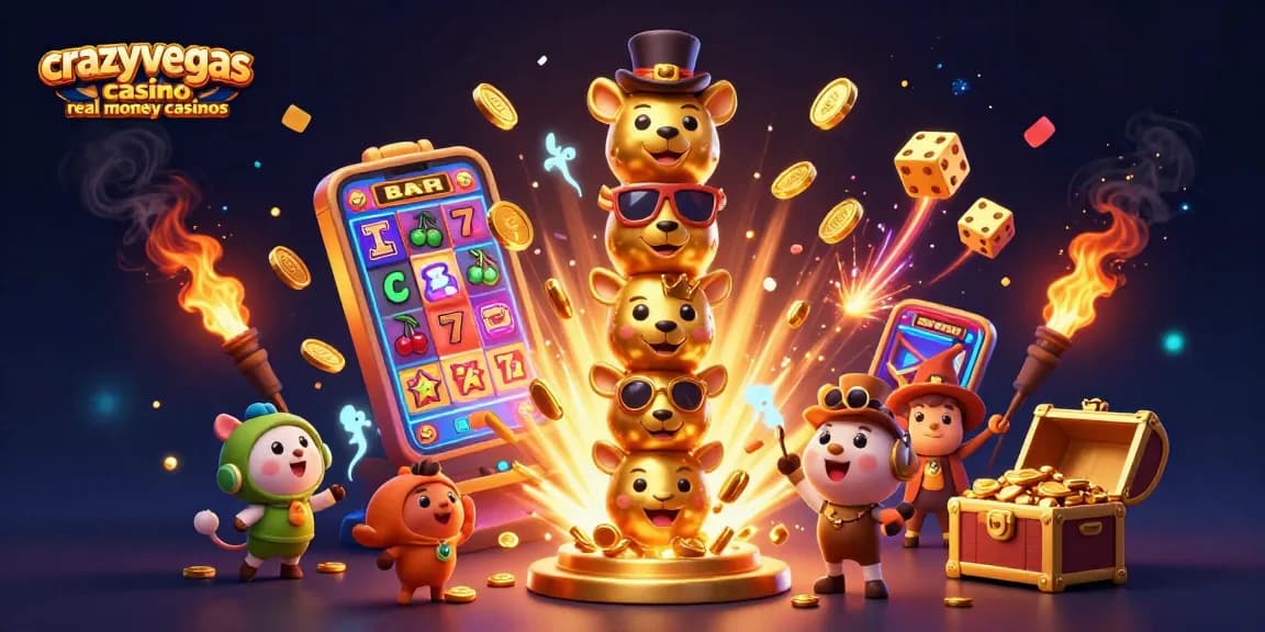 Experience thrilling action at crazyvegas casino real money casinos with vibrant slots and jackpot excitement.