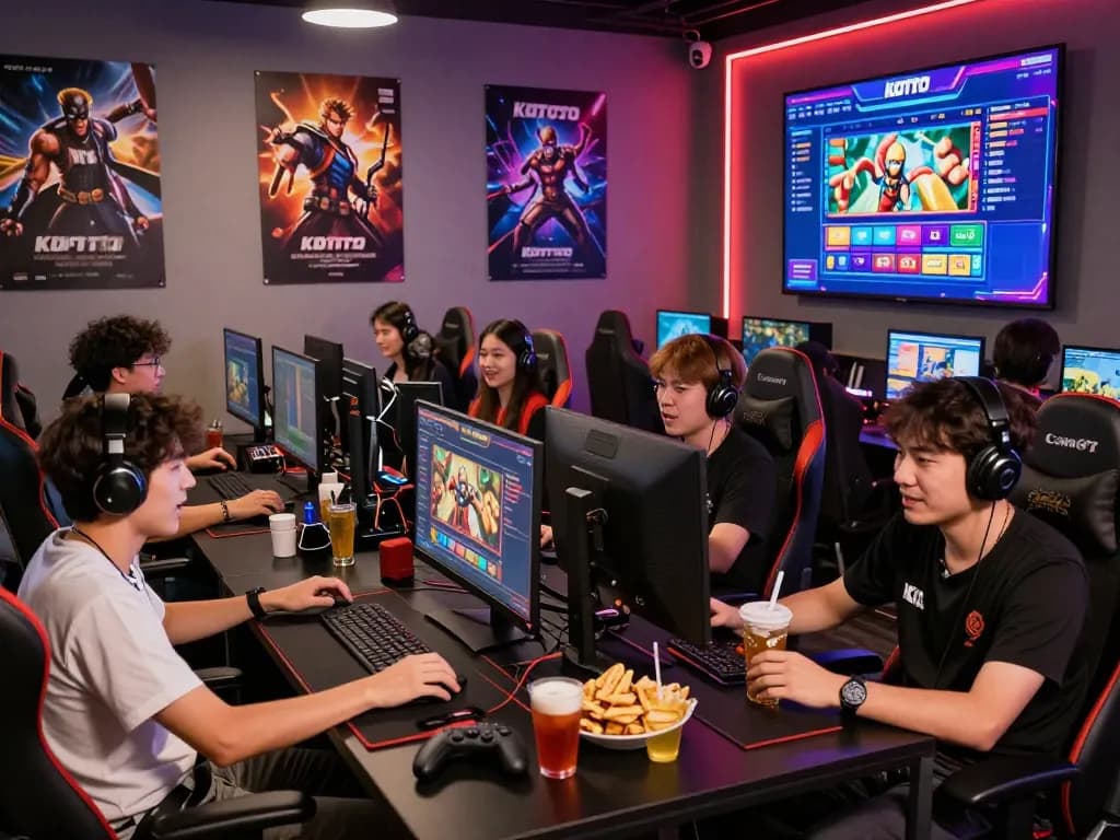 KDTOTO online gaming platform engaging diverse players in an exciting gaming environment filled with energy and competitive spirit.