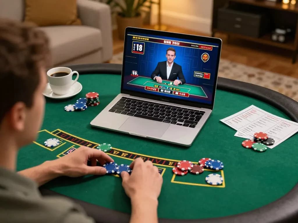 Player enjoying blackjack on SC88 online casino while managing bankroll effectively
