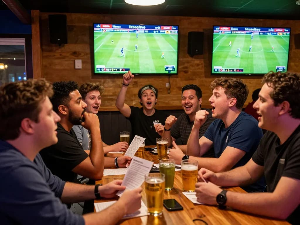 Socolive provides an exciting atmosphere for sports betting with fans engaging in the live soccer match.