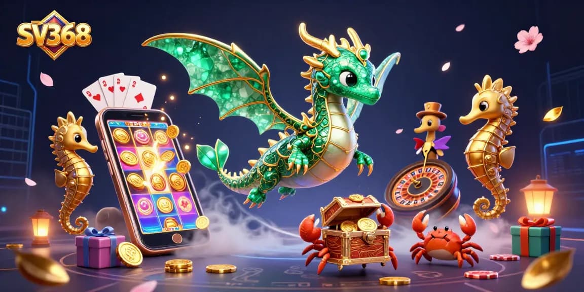 Experience the vibrant world of SV368 online gambling with thrilling slot games and rich visuals.