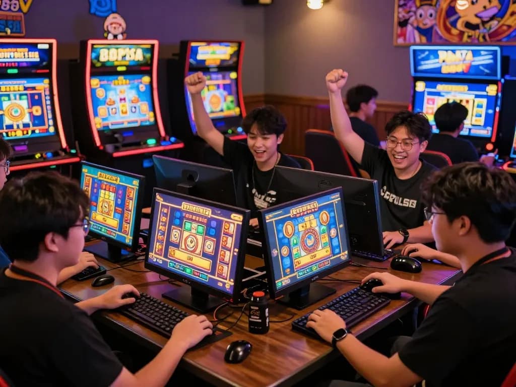 Exciting online gaming moment on 88pulsa with players celebrating wins.