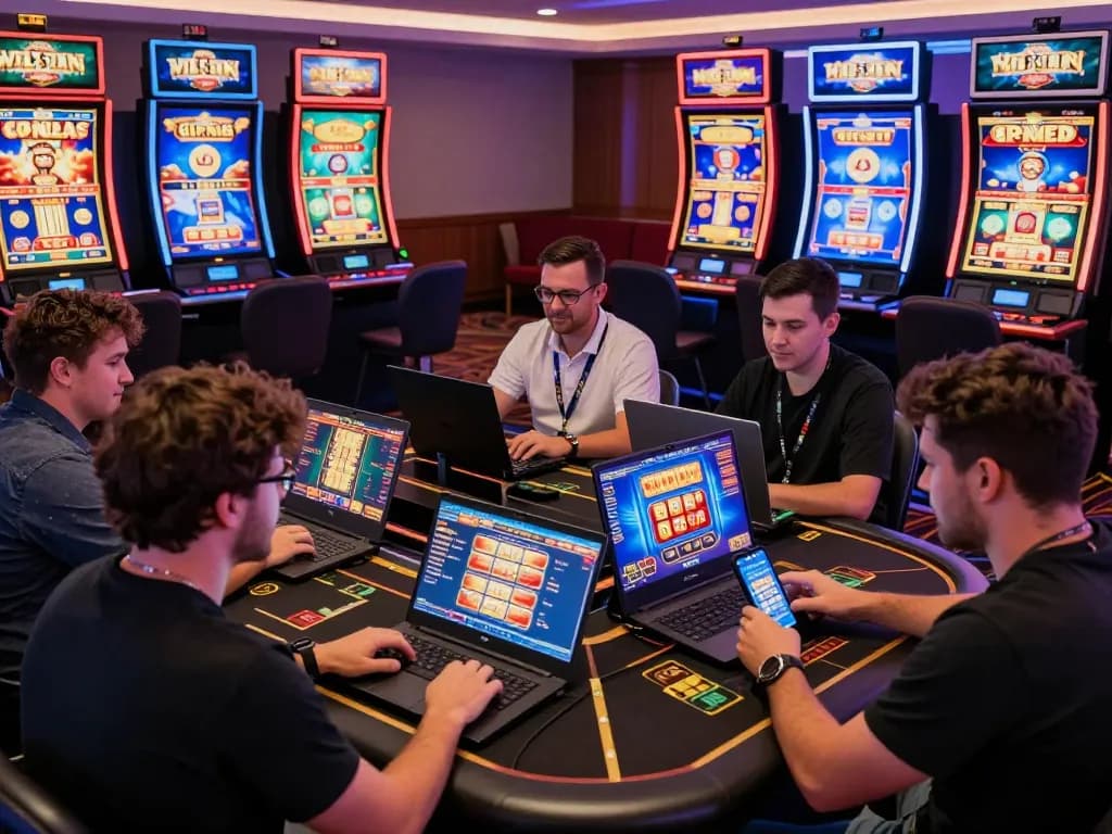 Exciting online gaming experience at Wild Sultan fr with players enjoying diverse games and vibrant interfaces.