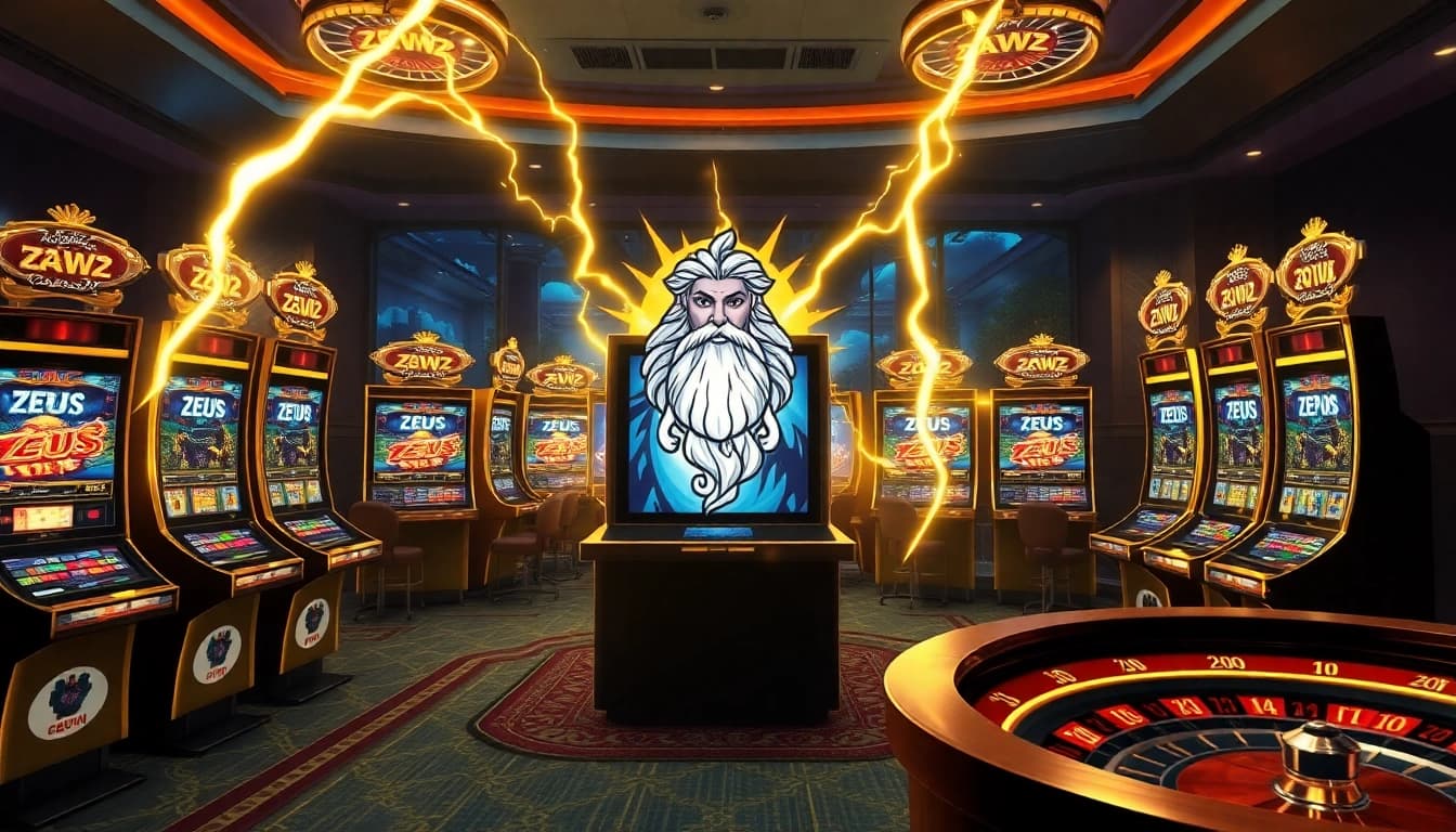 Rasakan sensasi slot online ZEUS222 dengan visual perjudian yang penuh warna dan kehadiran legendaris Zeus.