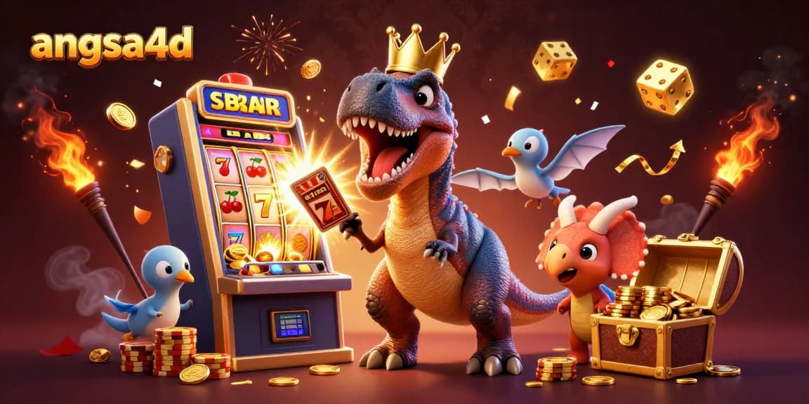 Experience unbeatable winning opportunities with angsa4d in this vivid 3D casino scene.