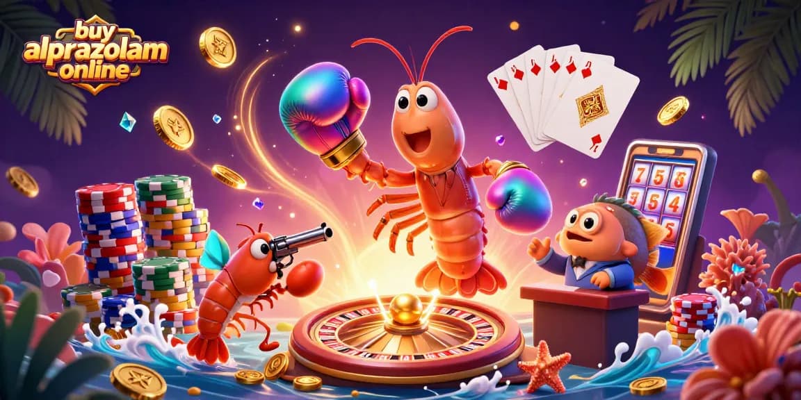 Engage with exhilaration as you buy alprazolam online amidst a vibrant casino scene.