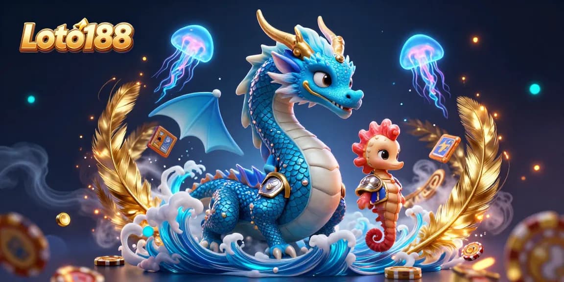 Loto188 showcases a vibrant casino scene with characters and dynamic betting elements.