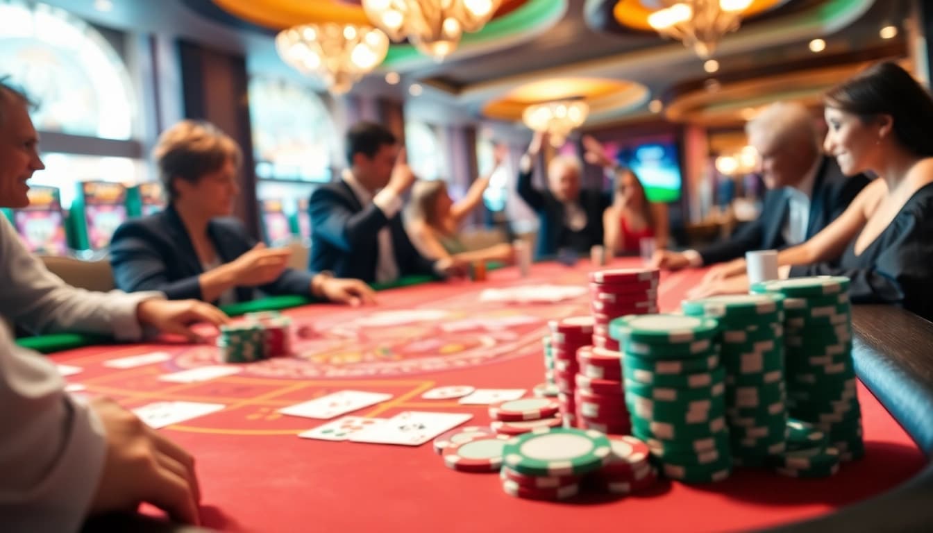在娛樂場中玩家享受遊戲，utwon 競爭氛圍佳。