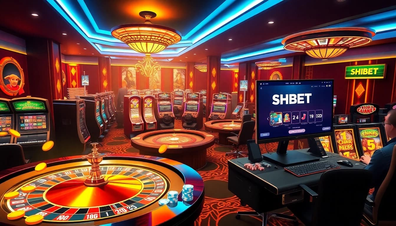 Experience thrilling online gaming at SHBET with vibrant tables and exciting slots.