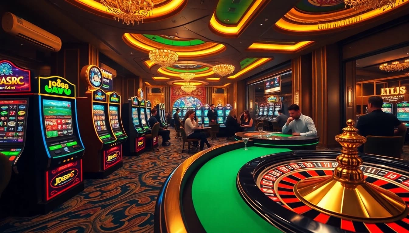 Người chơi JD88 tận hưởng khoảnh khắc hồi hộp tại bàn casino cao cấp.
