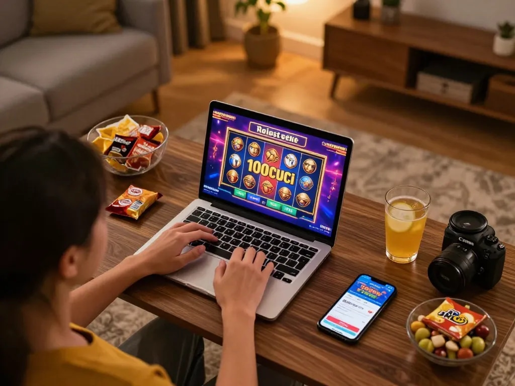 Register 100cuci with excitement as you explore online gaming from your cozy home setup.