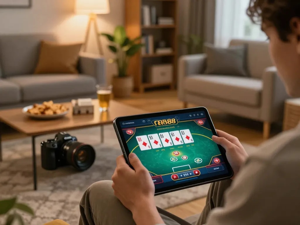 Engage with exciting RR88 poker games from your cozy home setup.