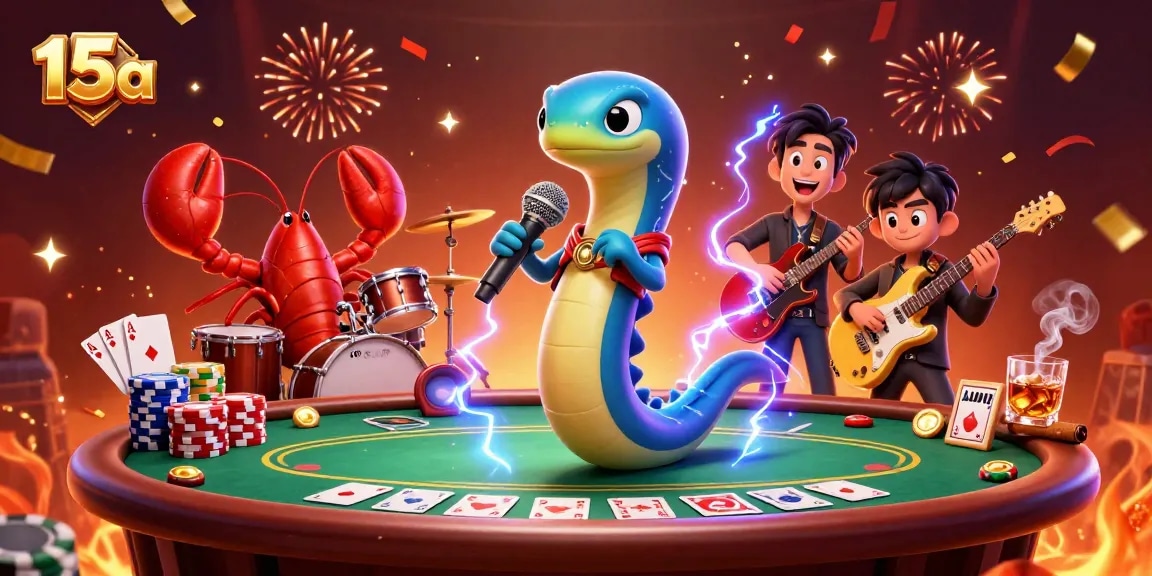 15a oferece uma experiência de jogo emocionante com uma ilustração de cassino subaquático vibrante.