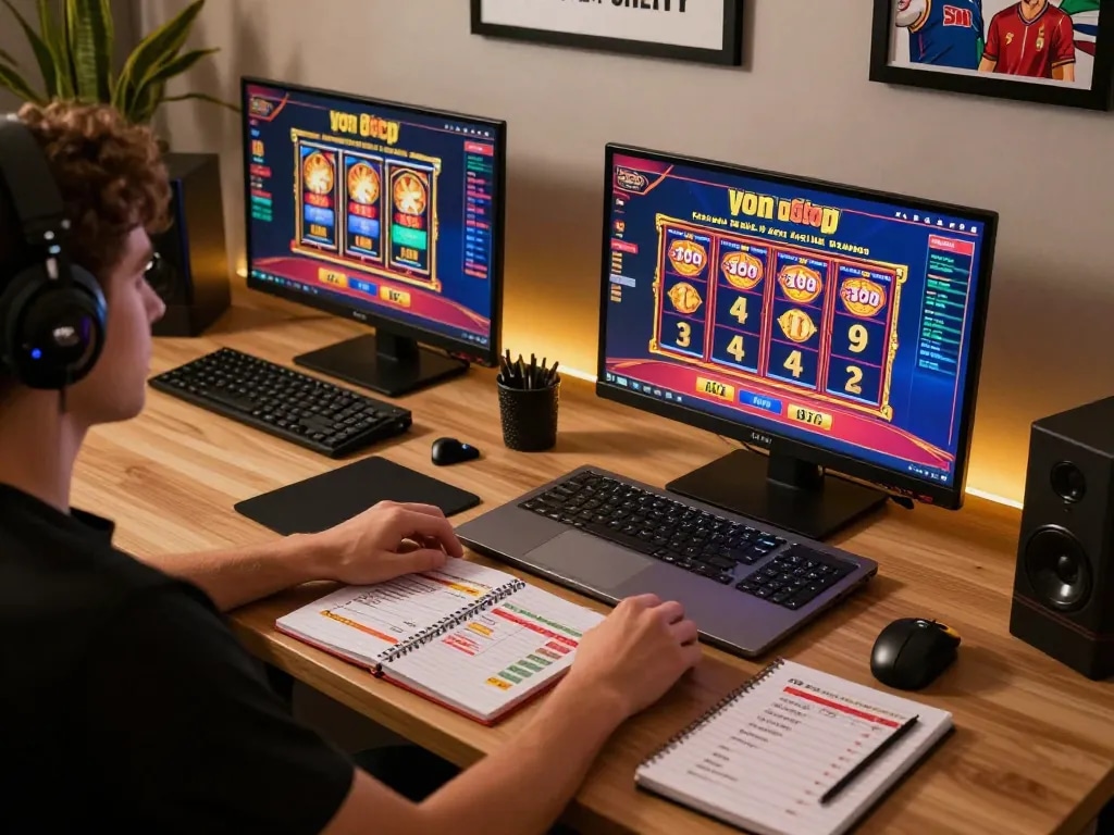 Exploring non gamstop casinos through engaging online gameplay at a stylish home setup