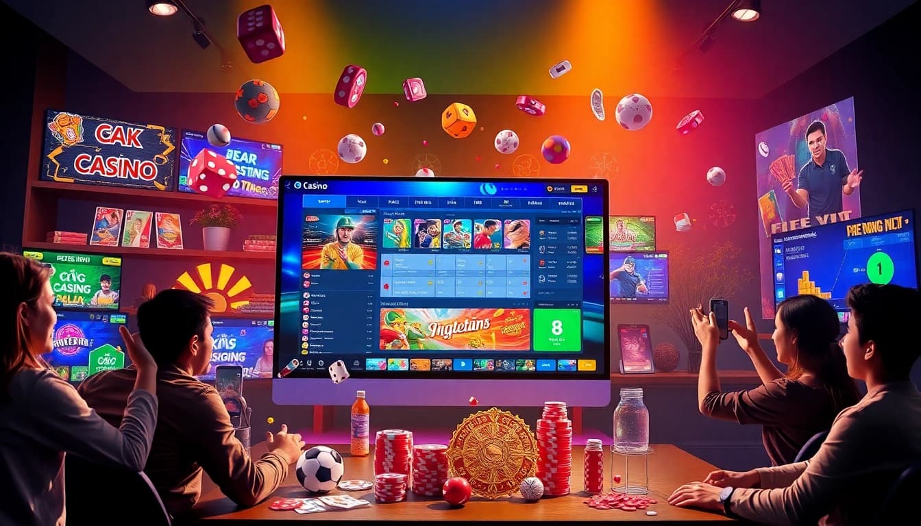 Exciting online gaming experience at nhacaiuytin with diverse games and interactive interface.