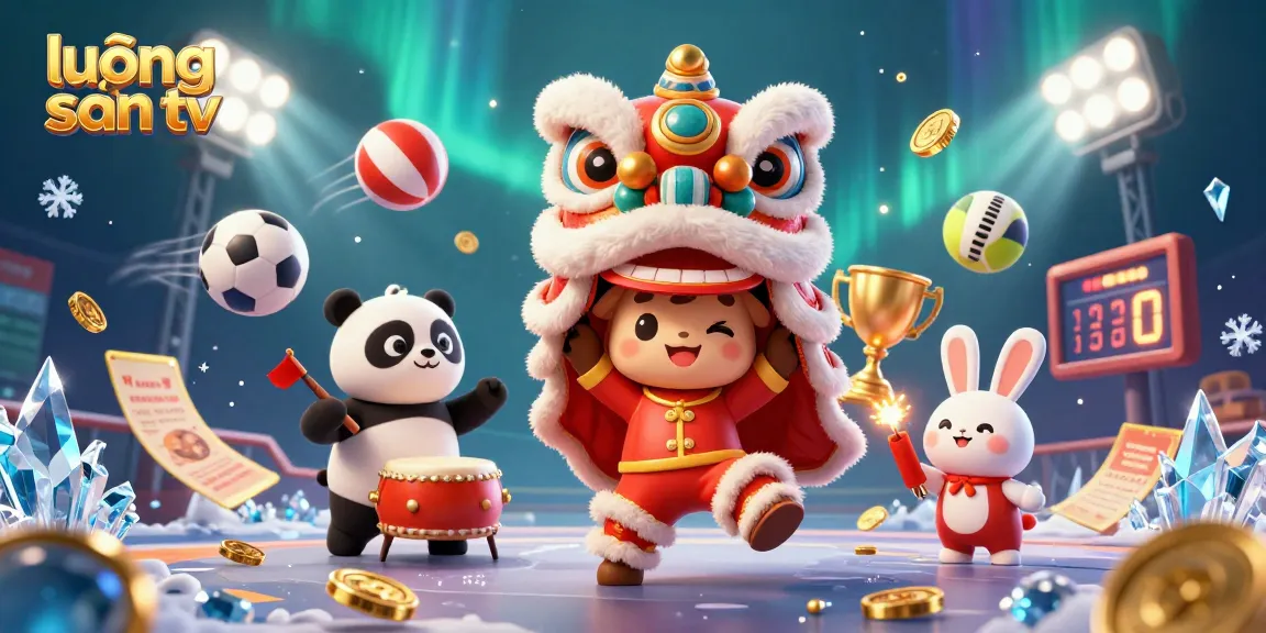 Experience exhilarating gameplay with lương sơn tv featuring vibrant 3D characters and sports elements.