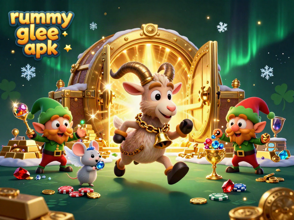 Bermain rummy glee apk sambil mengumpulkan harta karun kasino yang berkilauan dan menakutkan