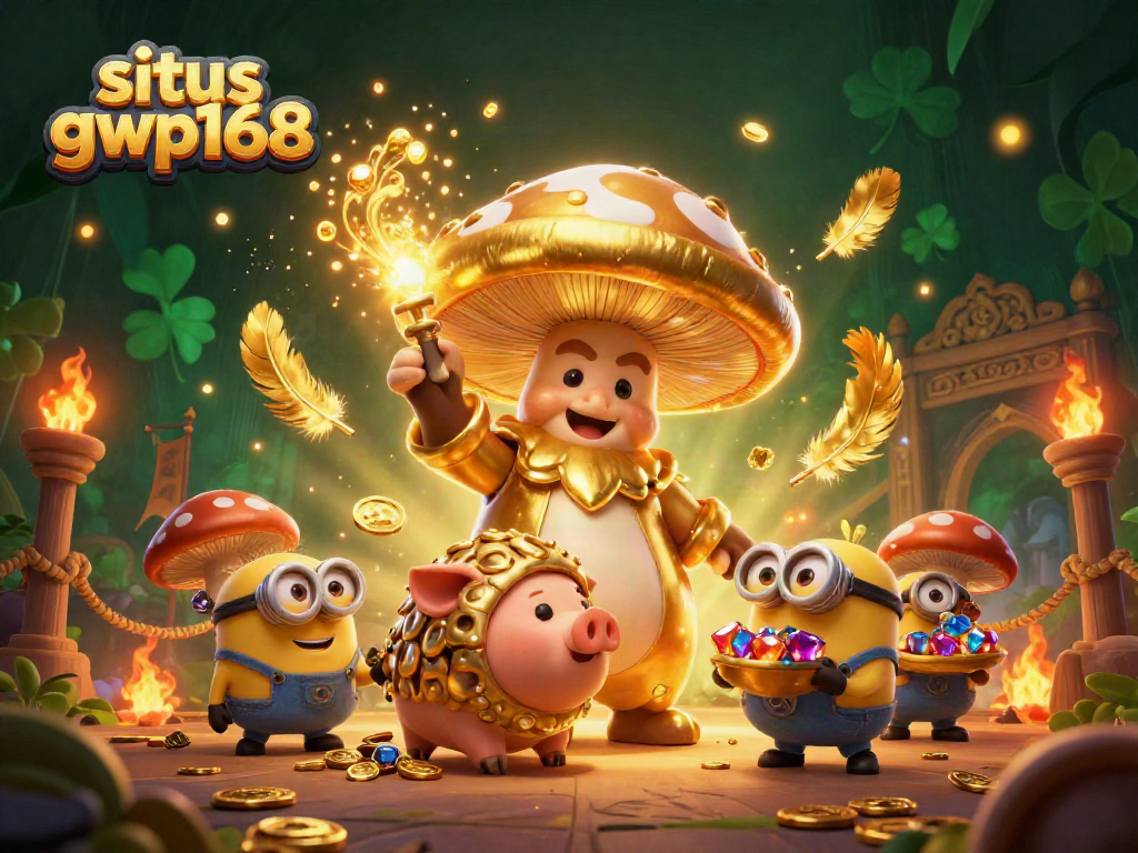 Menangkan jackpot di situs gwp168 dengan wizard emas dan karakter permainan menarik.