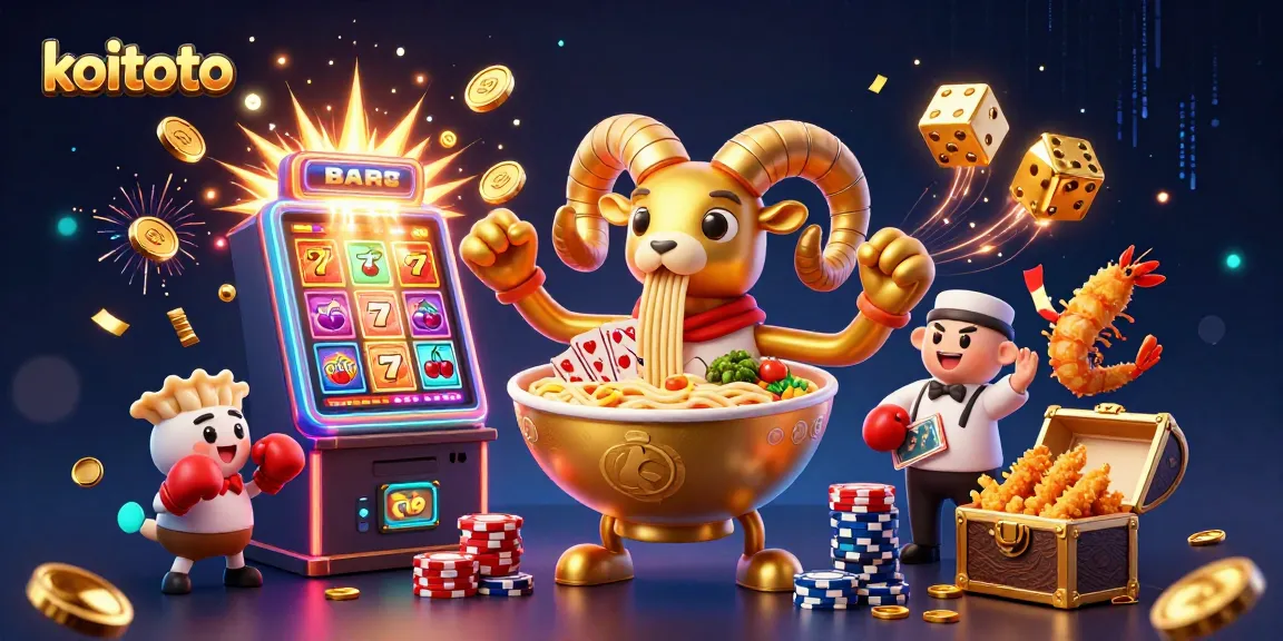 Koitoto offers thrilling slot gaming experiences with rich visuals and jackpot excitement.