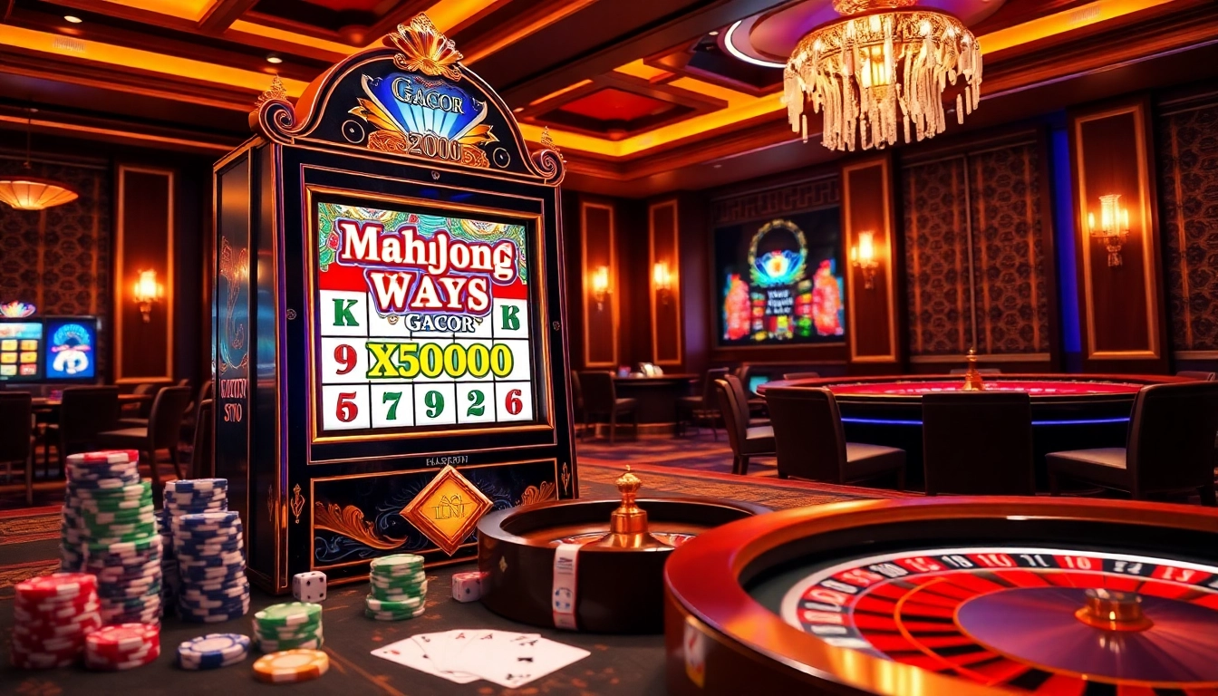 Experience the thrill of demo slot gaming with exciting Mahjong Ways Gacor X5000 visuals.