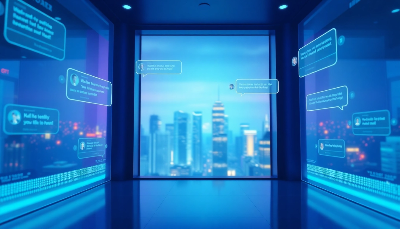 AI chat porn interface showcasing intimate conversations in a modern digital setting.