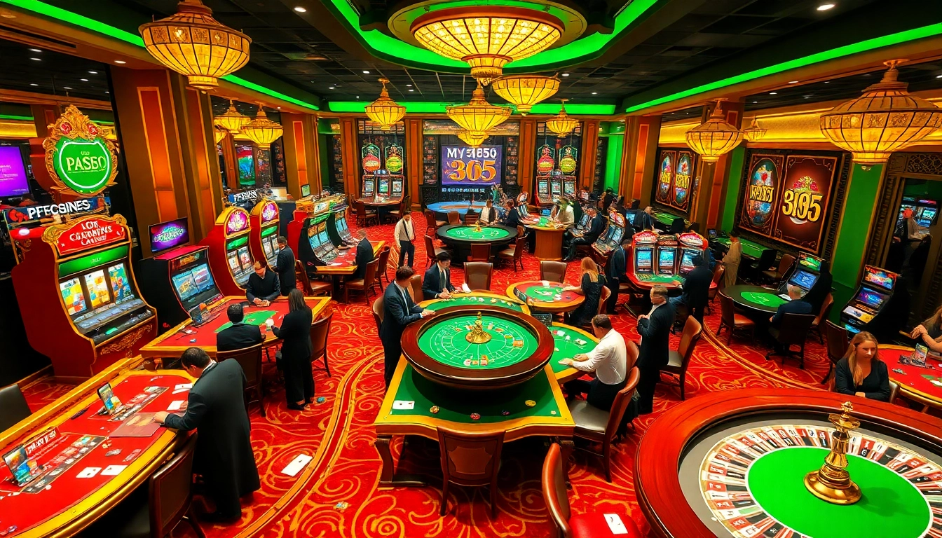 Experience excitement at ph365 casino with thrilling games, vibrant tables, and engaging dealers.