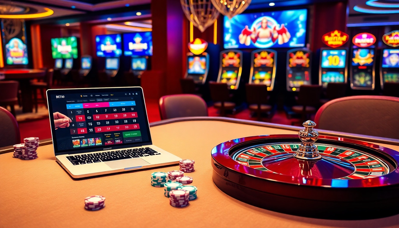 BET88 - Engaging players with an exciting online casino gaming experience filled with vibrant graphics.